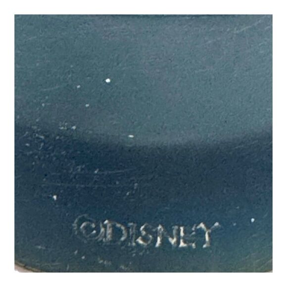 Blue Glass Tealight Disney World Mickey Mouse Candle Holders Set Of 2 Vintage Gi - Picture 4 of 6